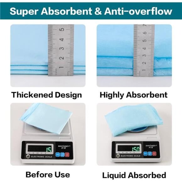 Dog and Puppy Training Pads, 13”×18” Disposable Dog Pee Pads, 100/Counts - Picture 5 of 6